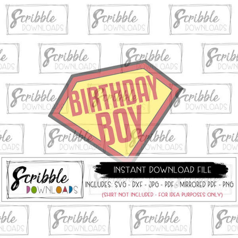 Birthday boy svg superhero bday iron on shirt comics svg bday Etsy