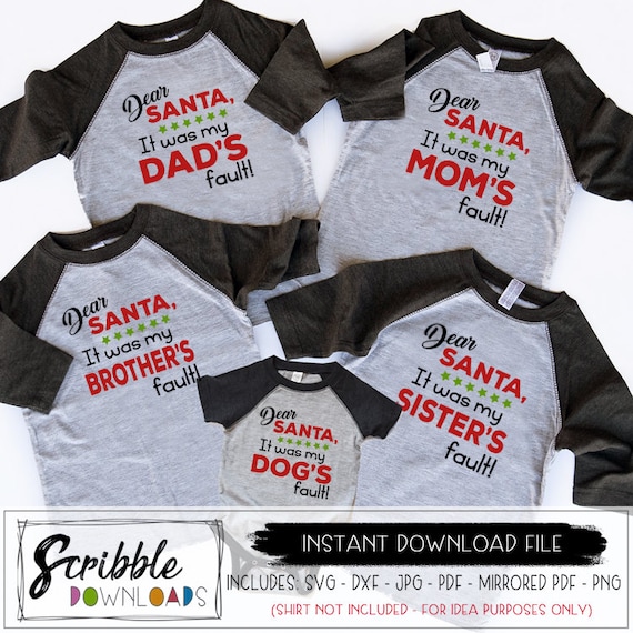 Funny Family Christmas Svg Sibling Rivalry Svg Santa Sisters Etsy