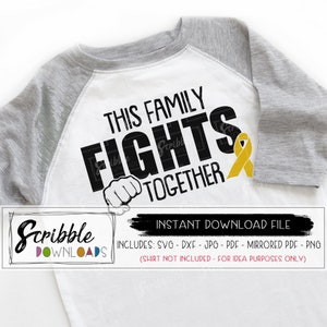 Cancro SVG infanzia cancro oro suo suo lotta combattente SVG sagoma cricut fai da te camicia ferro su vettore dxf lotta mamma papà stampa FAMIGLIA rosa