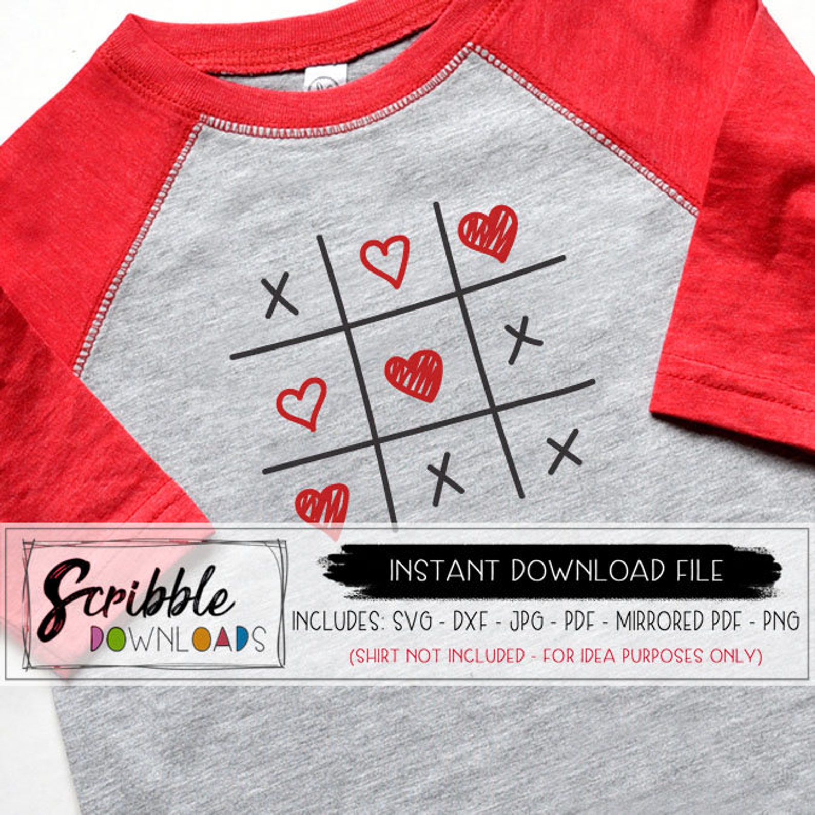 Valentine Tic Tac Toe Svg School I Love You Svg Valentines Boy | Etsy