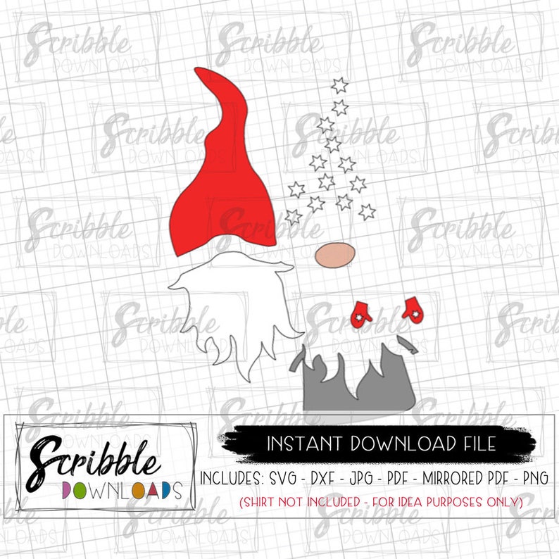 Download Christmas gnome svg dxf elf elves SVG silhouette cricut ...