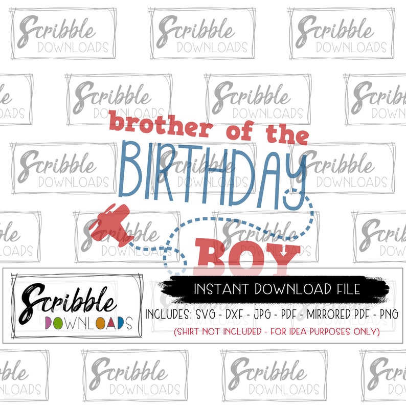 Birthday boy svg brother airplane theme bday matching plane birthday svg clipart kids cut file DIY shirt printable iron on cricut silhouette