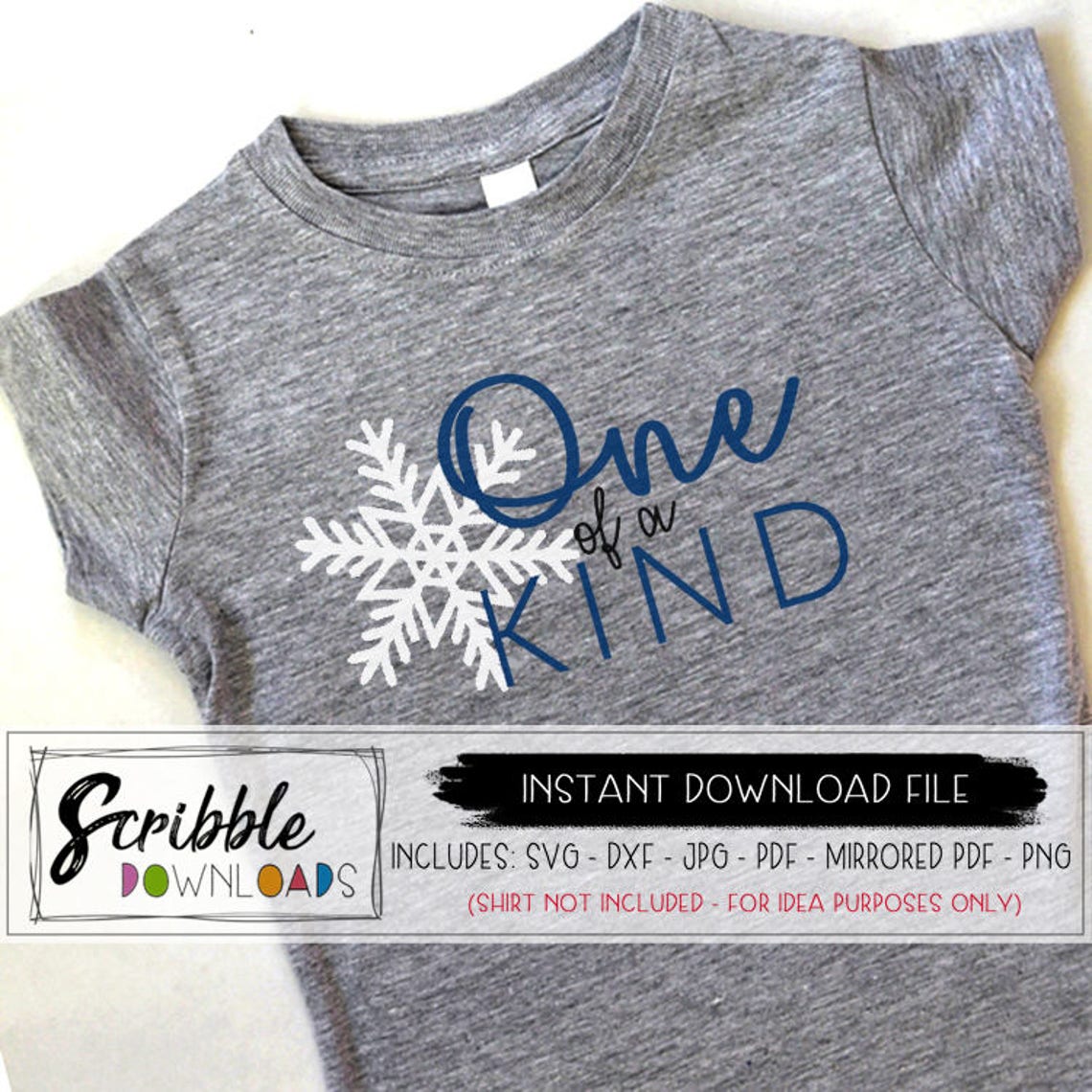 Download Snowflake SVG one of a kind cut file winter birthday 1 | Etsy