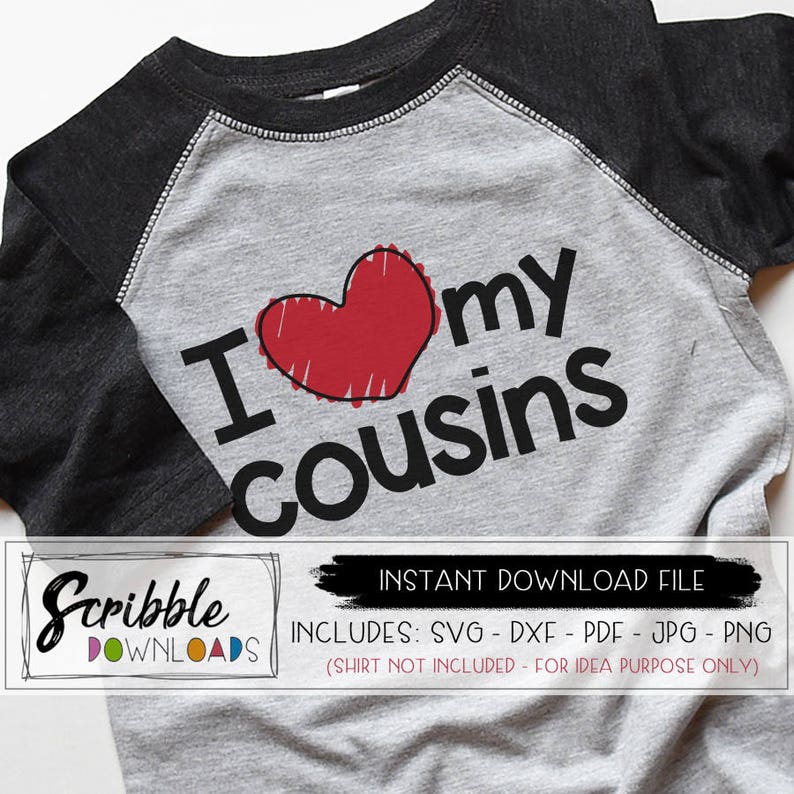 Cousins SVG Cousin DXF SVG family Reunion svg shirt cute ...