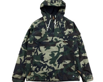 Dickies Camo 1/4 Zip Jacket - Medium
