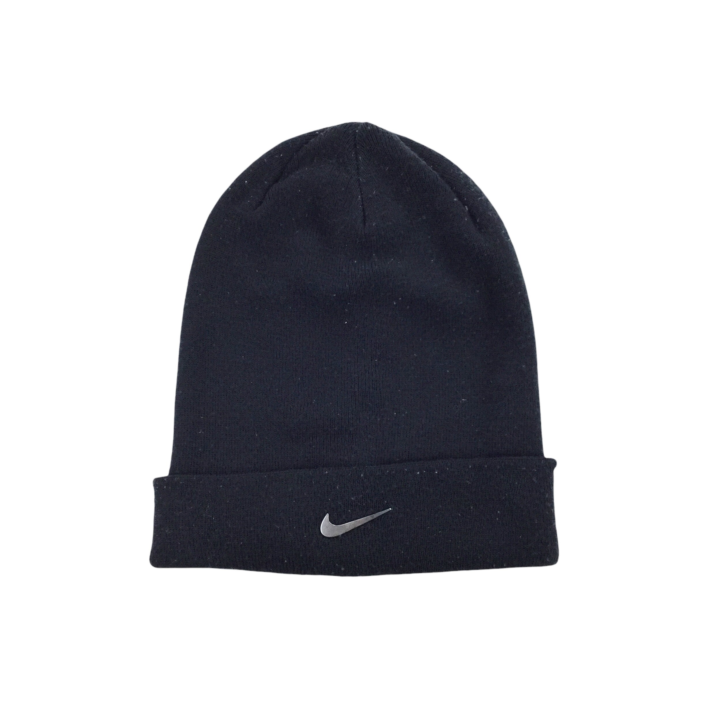 Black nike swoosh beanie Clearance