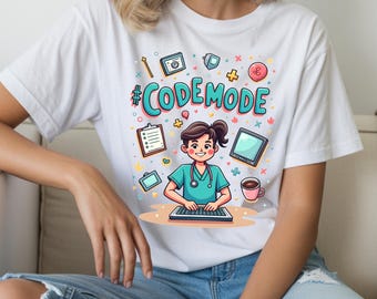 Code Mode Programmer T-Shirt | Geeky Coding Tee