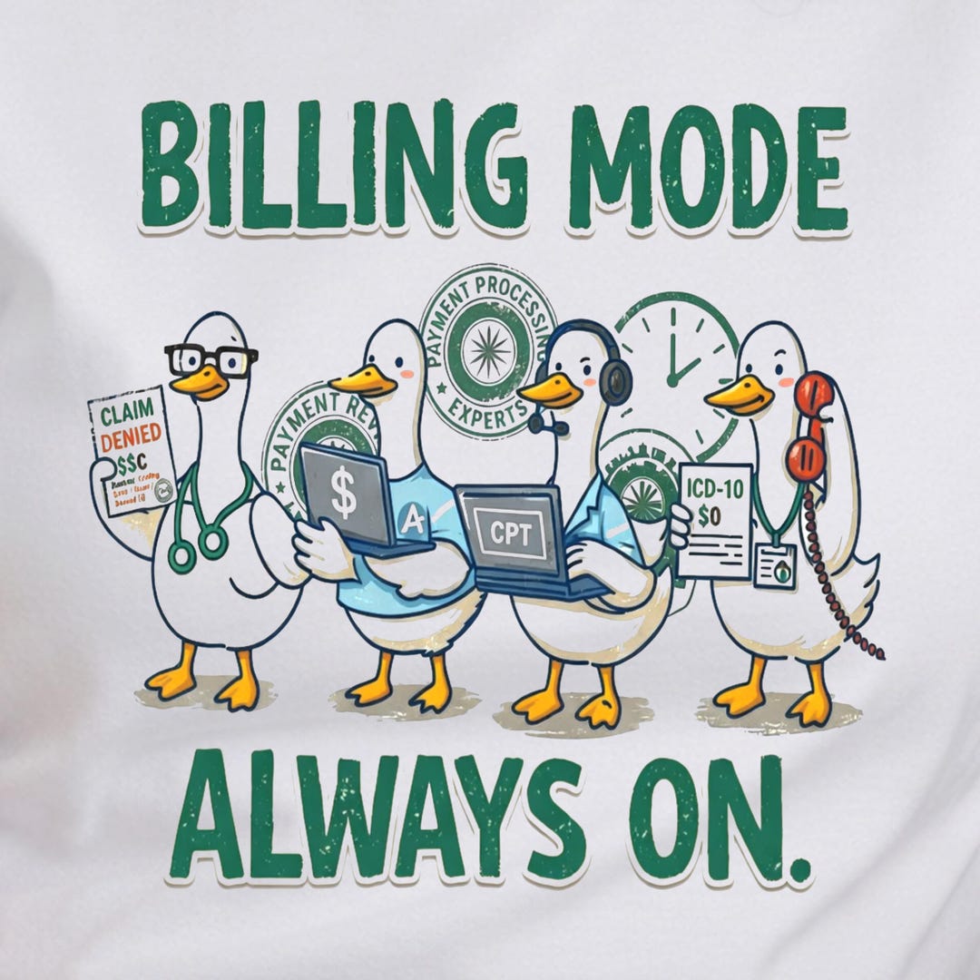 Billing Mode Always on Medical Coding Humor Healthcare Shirt - Etsy