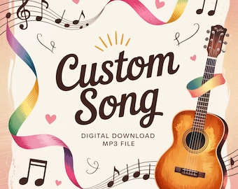 Custom Song – Personalized Music Gift | Anniversary, Wedding, Birthday, Mother's Day