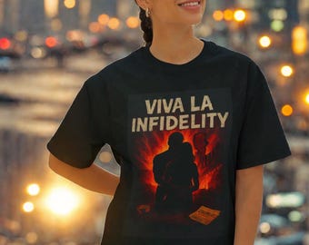 Viva La Infidelity T Shirt Coldplay Scandal Parody Shirt Funny Viral Meme Tee Kiss Cam Affair Shirt Concert Graphic Tee Satirical Band Shirt