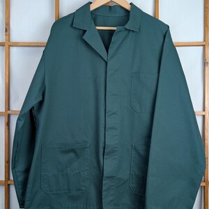 Vintage 90s 00s Green Button Down Chore Work Jacket - Extra Large 