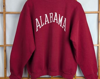 Vintage 70s Russell Athletic Alabama University Crewneck Sweatshirt - Large