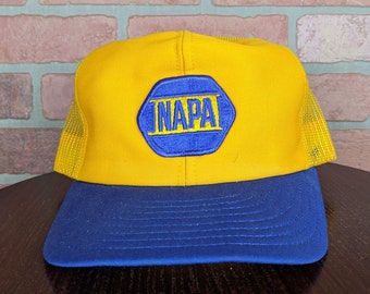 Vintage 70s Louisville Napa Auto Parts ORIGINAL Snapback Trucker Hat