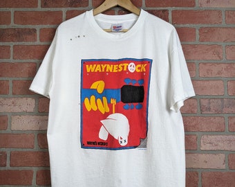 Vintage 90s Wanyestock Wanye's World 2 ORIGINAL Movie Promo Tee - Extra Large