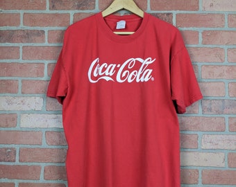 Vintage 90s Coca-Cola ORIGINAL Drink Promo Tee - Extra Large