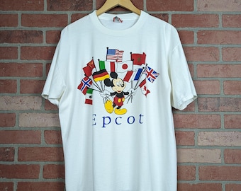 Vintage 80s 90s Disneyland Epcot ORIGINAL Mickey Mouse Tee - Extra Large