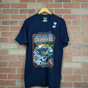 Vintage 90s NWT NFL Denver Broncos Football Superbowl Back to Back ORIGINAL Sports Tee - Medium