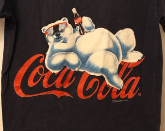 Vintage 1995 Coca-Cola Coke Polar Bear Tee - M
