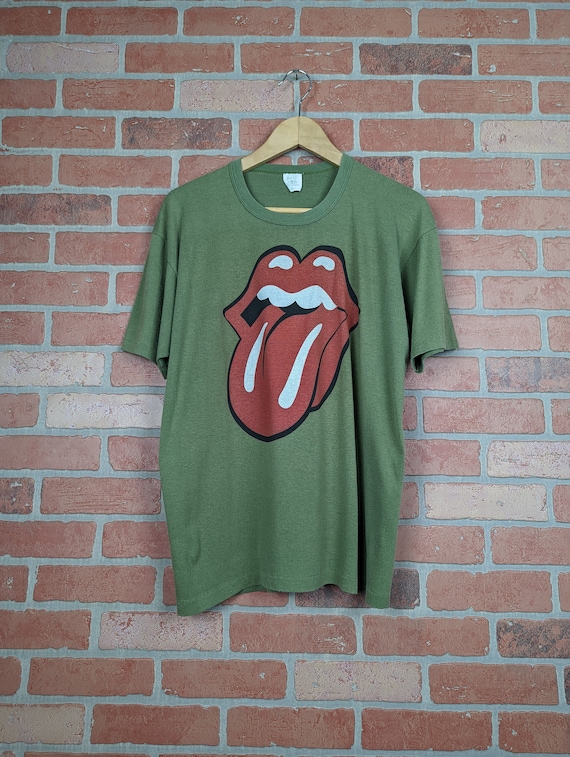 Vintage 80s The Rolling Stones Logo ORIGINAL Band 