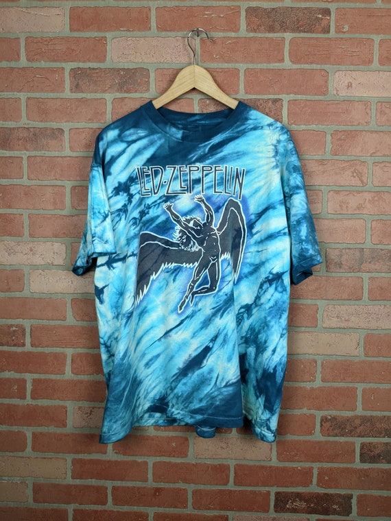 Vintage 80s / 90s Led Zeppelin Icarus ORIGINAL Tie Dyed Tee Vintage 80s / 90s Led Zeppelin Icarus ORIGINAL Tie Dyed Tee
