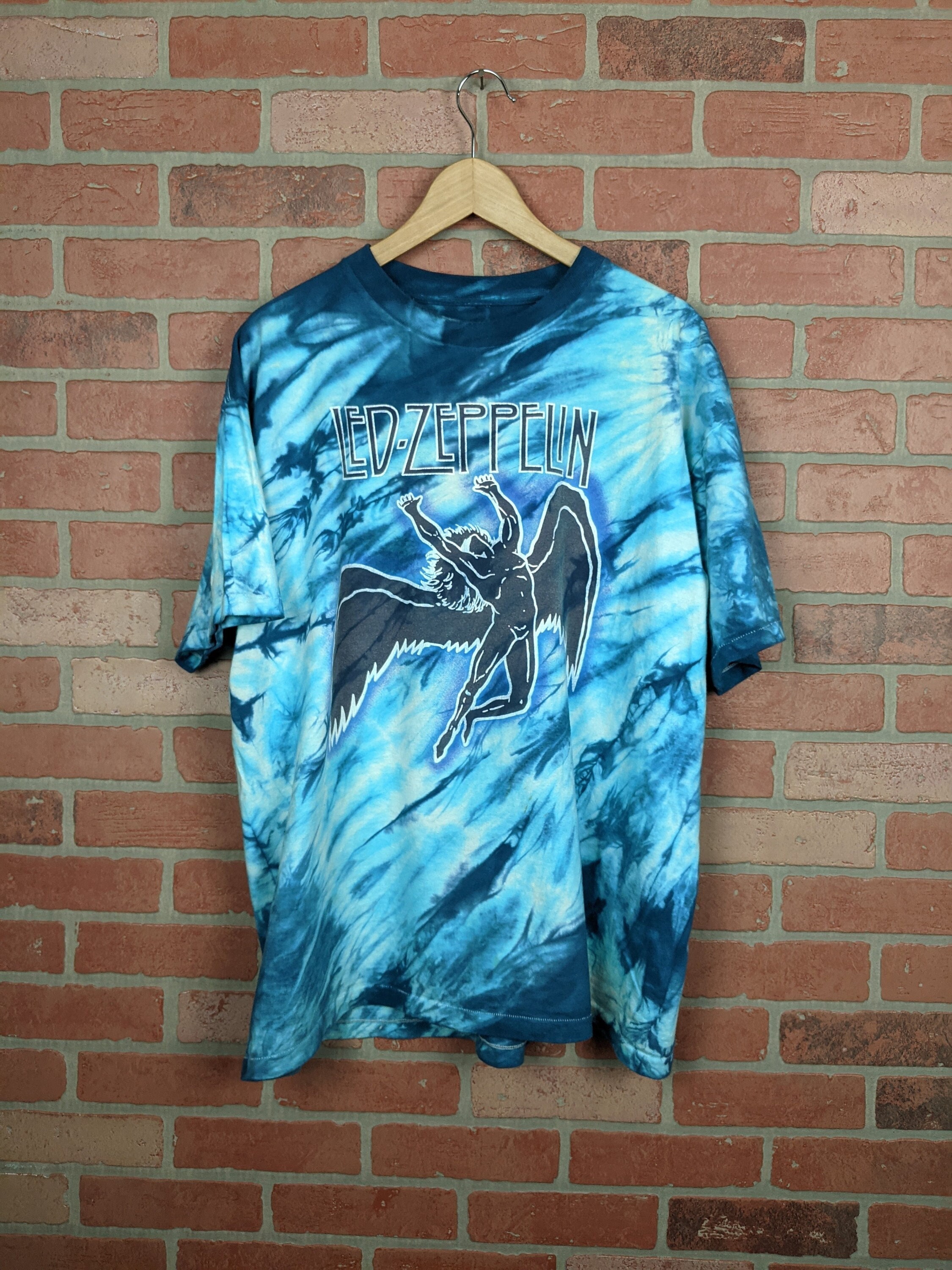 Vintage 80s / 90s Led Zeppelin Icarus ORIGINAL Tie Dyed Tee Vintage 80s / 90s Led Zeppelin Icarus ORIGINAL Tie Dyed Tee