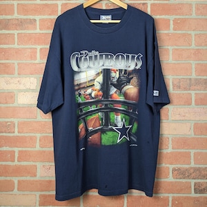 Vintage 90s NFL Dallas Cowboys Football ORIGINAL Sports Tee - 2 Extra Large