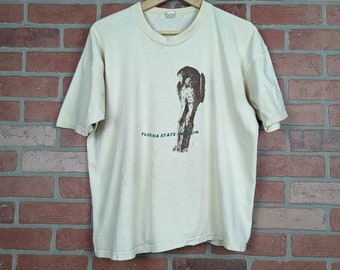 T-shirt ORIGINAL Museum Florida State Museum vintage des années 70 - Grand