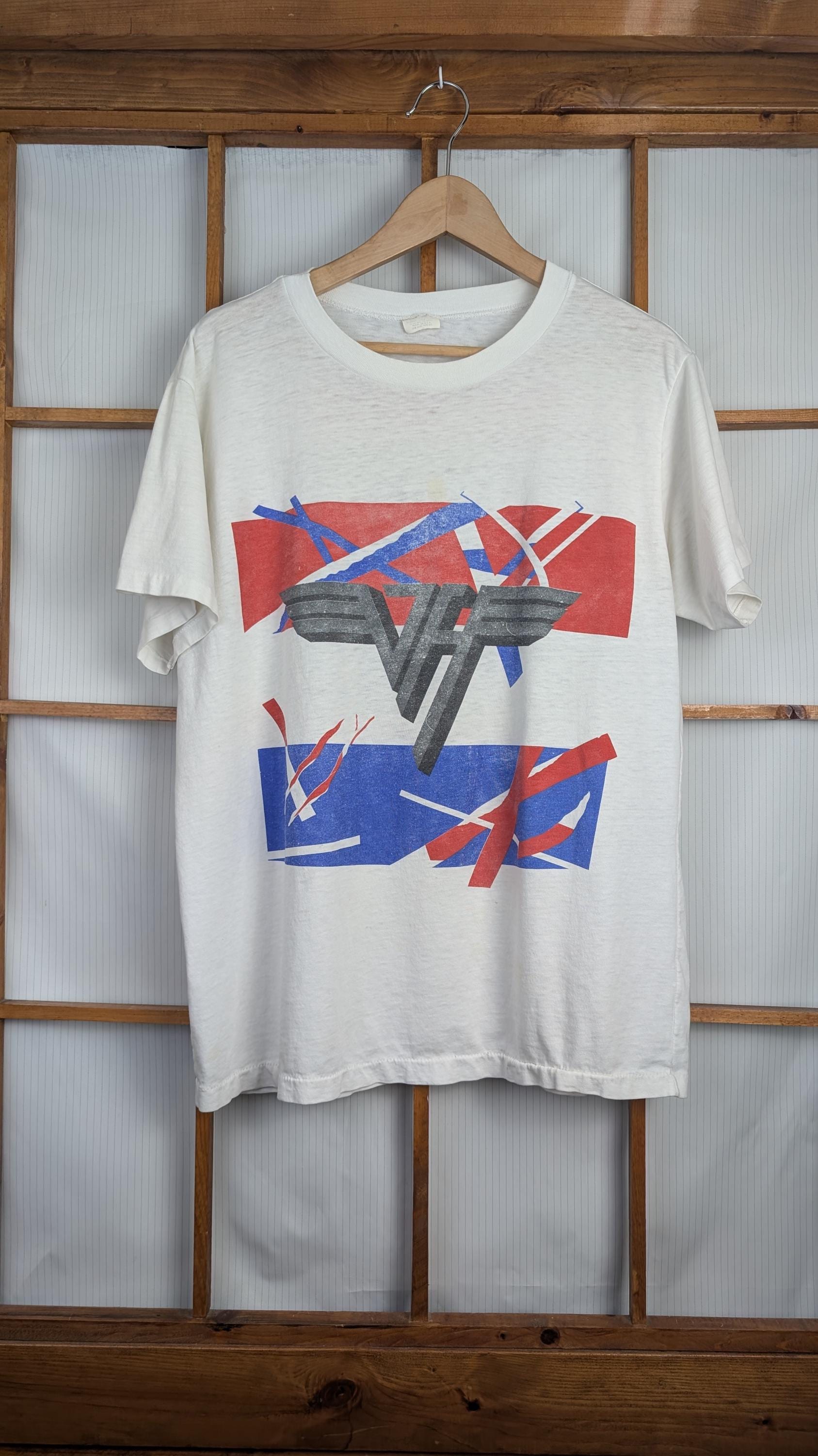 Acheter T-shirt Vintage 1995 Tournée Balance Van Halen Unisexe Cadeau pour Fan Toutes Tailles