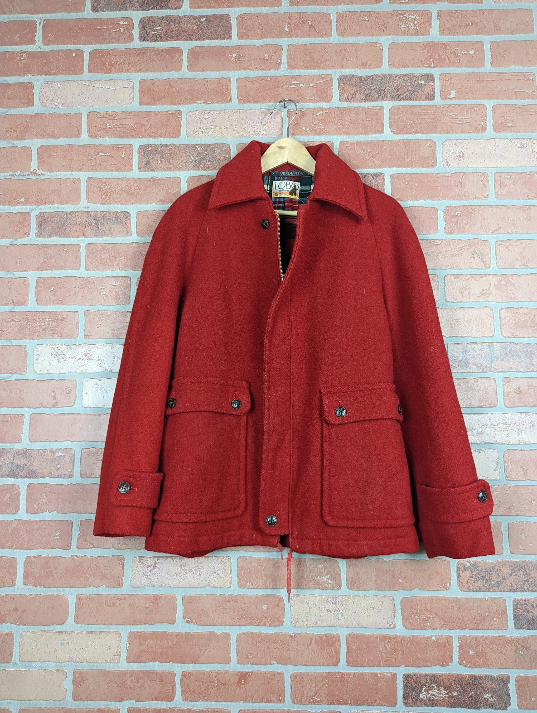 Vintage 70s Lobo From Pendleton ORIGINAL Wool Zip Down Vintage 70s Lobo From Pendleton ORIGINAL Wool Zip Down