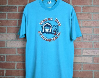 Vintage 90s Eskimo Joe's Stillwater, OK ORIGINAL Restraunt Tee - Large