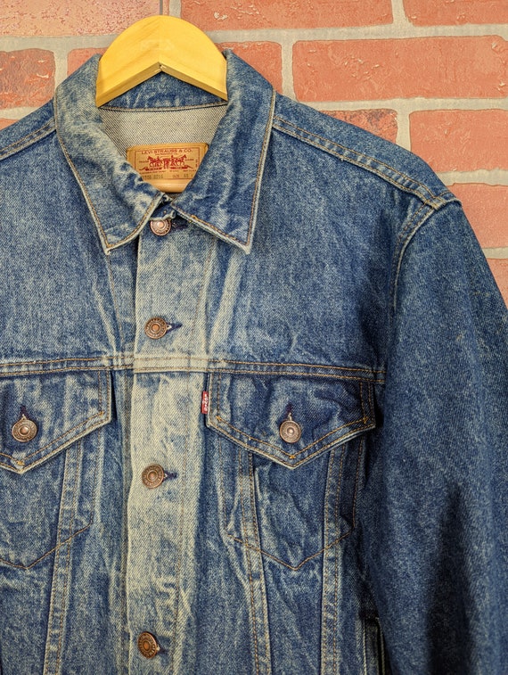 Vintage 80s / 90s Made in USA Levi's ORIGINAL Den… - image 3