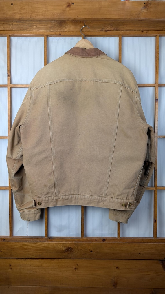 Vintage 90s Carhartt J148BRN Canvas Trucker Jacket - Large Tall - Etsy