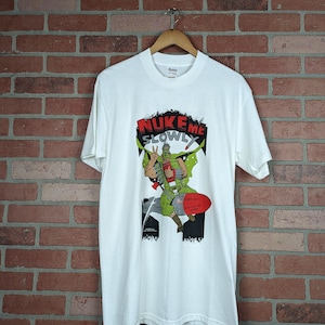 Vintage 80s Nuke Me Slowly Marshall Law ORIGINAL Comic Tee - Large