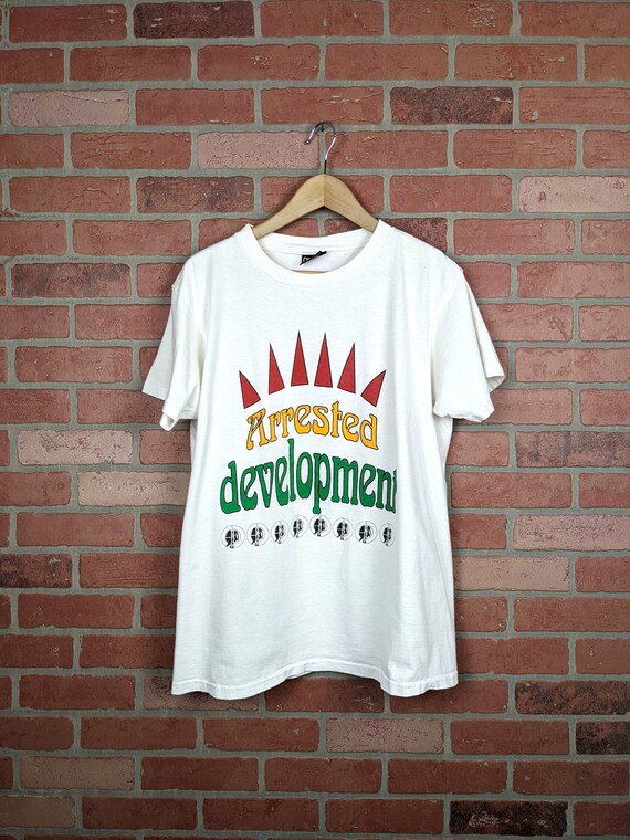 Vintage 90s Double Sided Arrested Development ORIGINAL Graphic Hip 