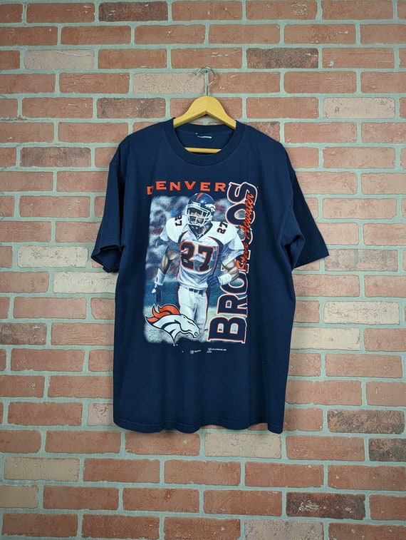 Vintage 1980s Denver Broncos Throwback Patch - 6 X 2 Rectangle (Sew Or Iron On)
