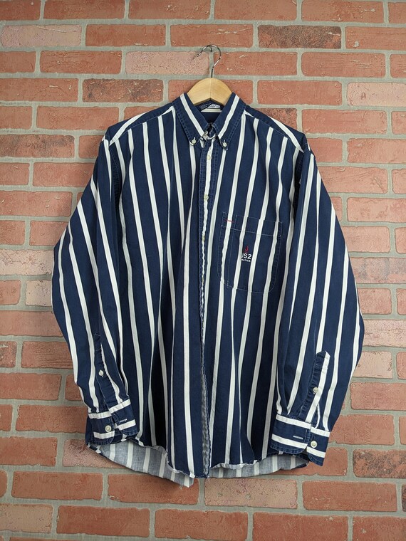 90'S NAUTICA Rayon Blouson Men's L Vintage /eaa443070