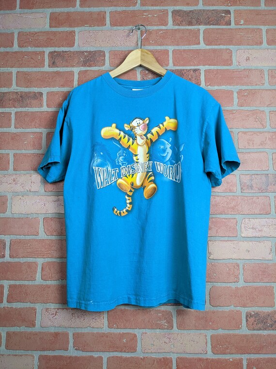 Vintage 90s Tigger Walt Disney World ORIGINAL Cartoon Tee - Large  