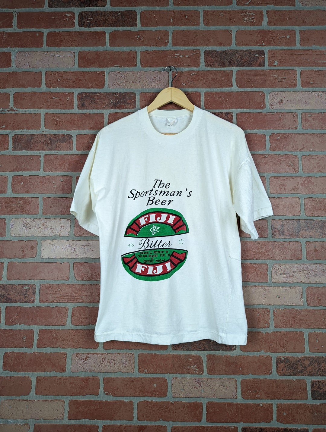 Vintage 80s Fiji the Sportsman's Beer ORIGINAL Etsy