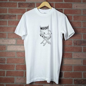 Vintage 80s 90s &quot;Insight&quot; Directors Chair ORIGINAL Graphic Tee - Large