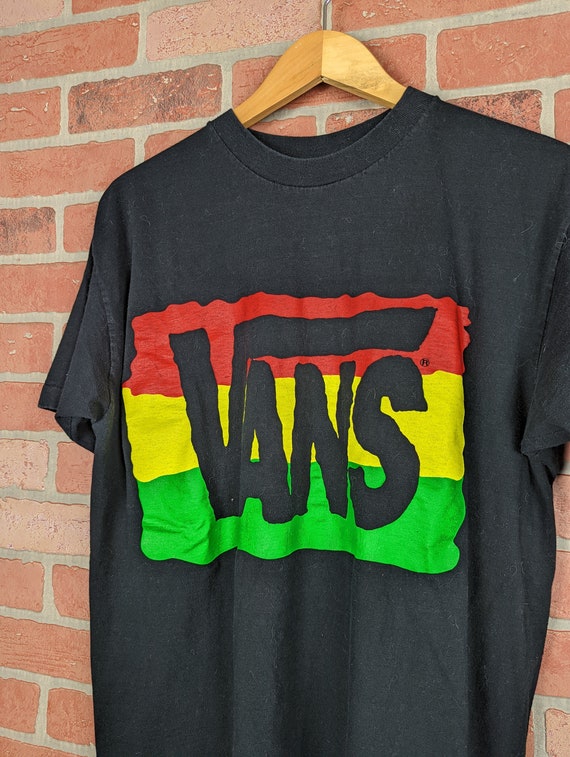 Vintage 90s Vans Skateboarding ORIGINAL Skate Tee Large - Etsy