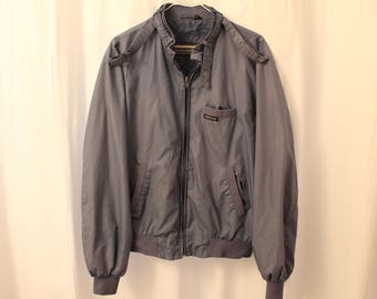 Vintage 90s Steel Blue Members Only Jacket - 42