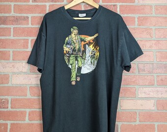 Vintage 90s 00s DC Goes to War ORIGINAL Comic Book Tee - Extra Large