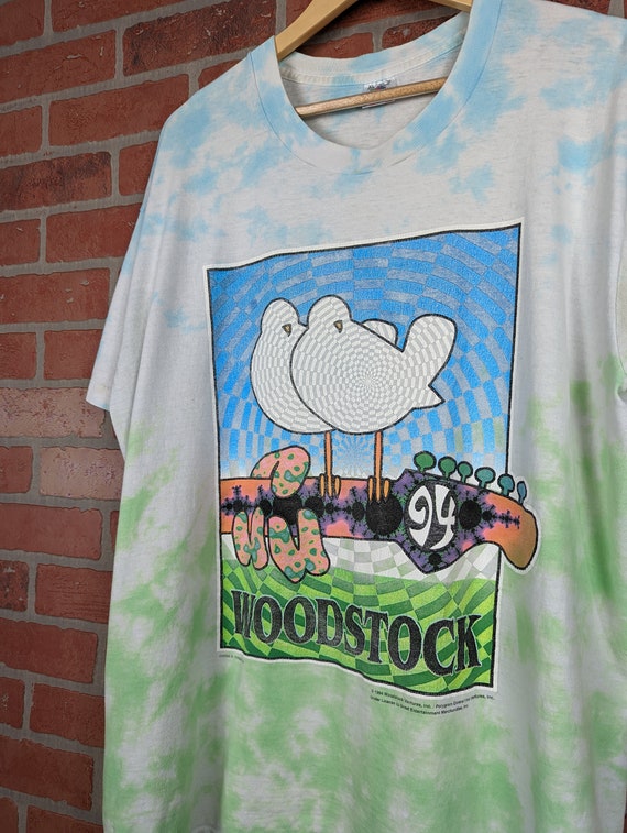 Vintage 1994 Double Sided Woodstock '94 ORIGINAL Festival Vintage 1994 Double Sided Woodstock '94 ORIGINAL Festival