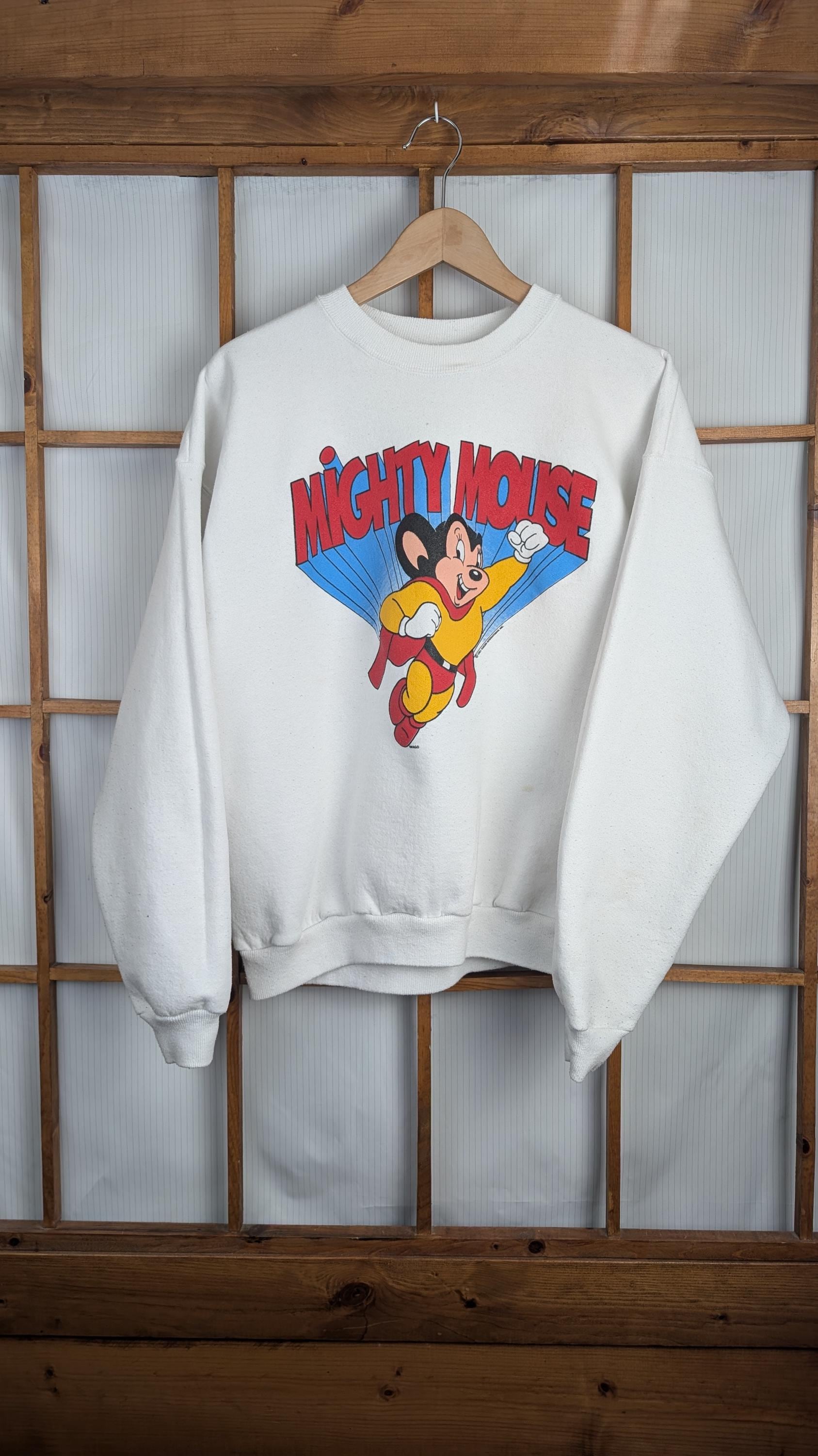 90年代ヴィンテージ マイティマウス クルーネック スウェットシャツ 