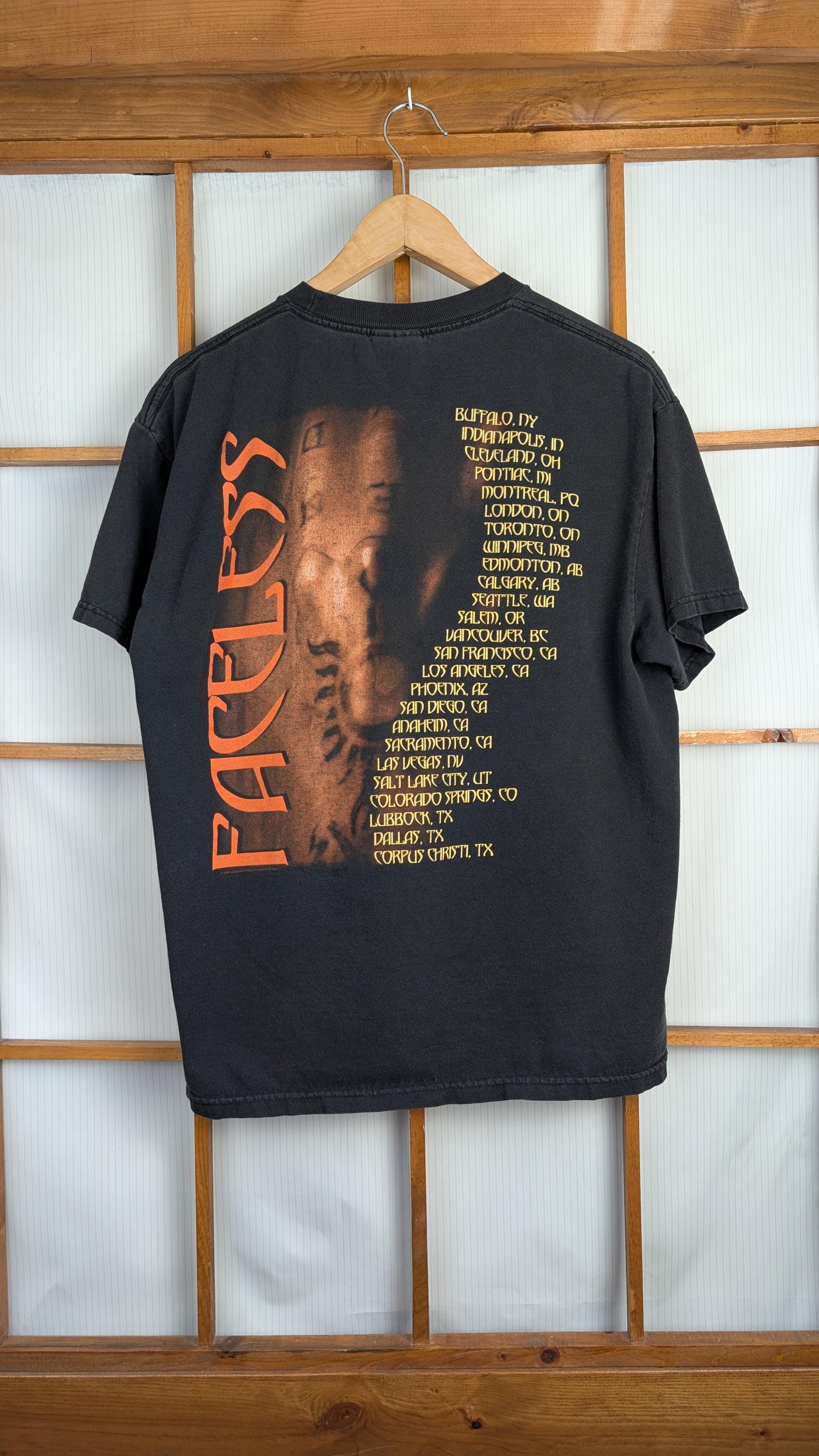 Vintage 2003 Godsmack Faceless Band Tour Tee - Large - Etsy