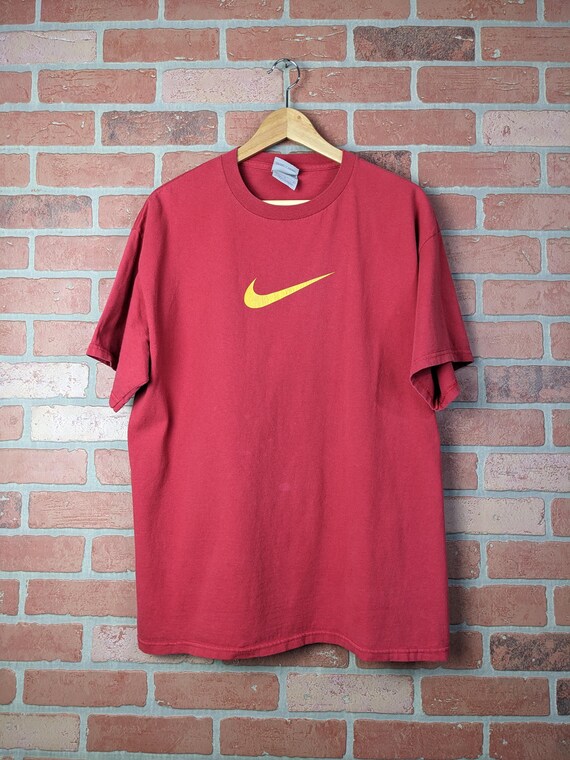 Vintage 00s Y2k Nike Swoosh ORIGINAL Athletic Tee - Large