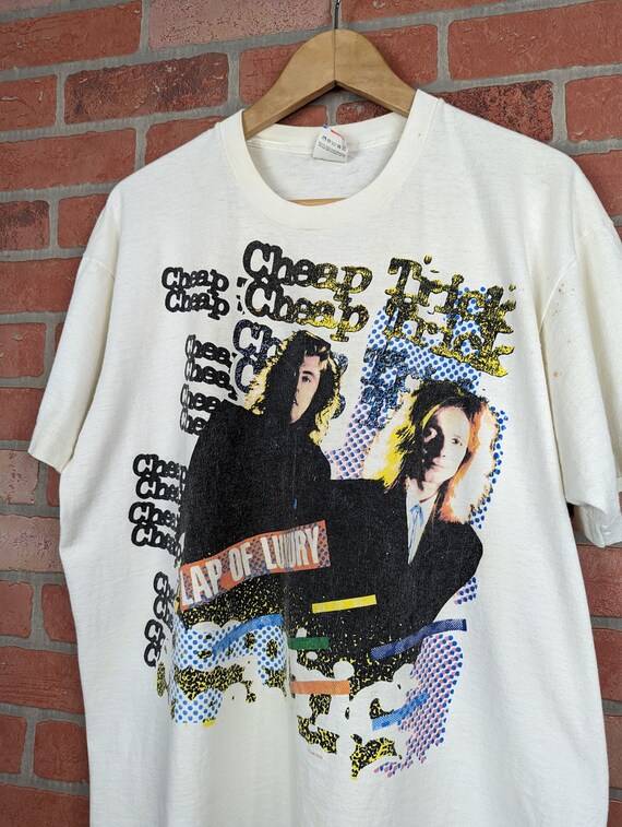 Vintage 80s Double Sided Cheap Trick ORIGINAL Ban… - image 2