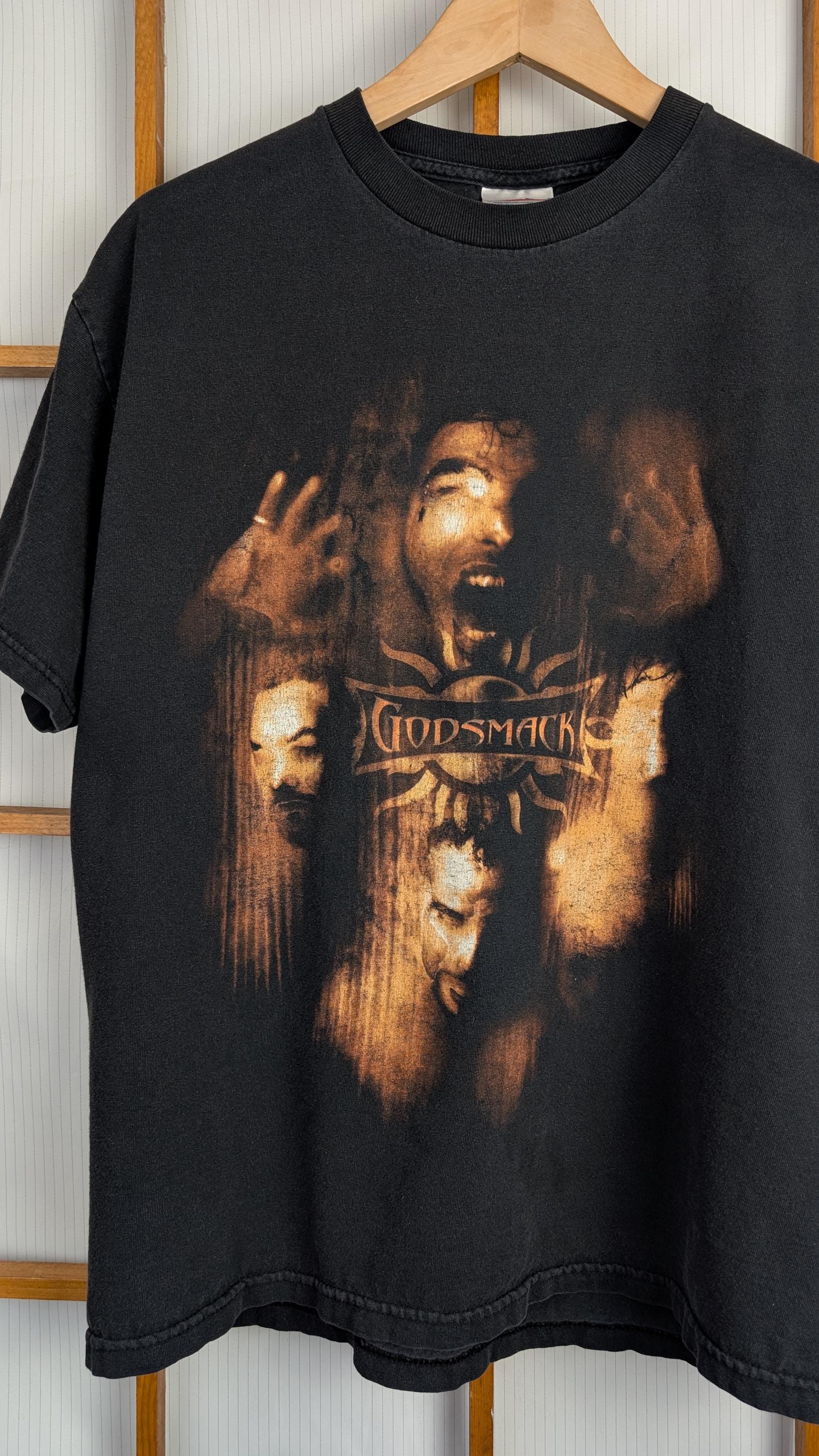 Vintage 2003 Godsmack Faceless Band Tour Tee - Large - Etsy