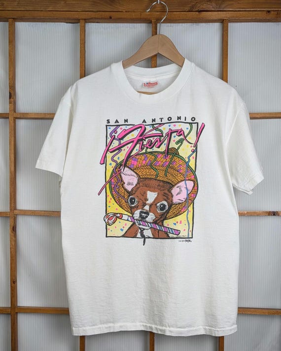 Vintage 90s San Antonio Fiesta! Tee - Large