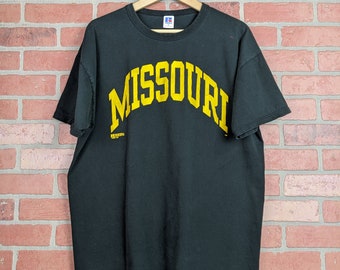 Vintage 1999 Missouri University ORIGINAL Collegiate Spellout Tee - Extra Large